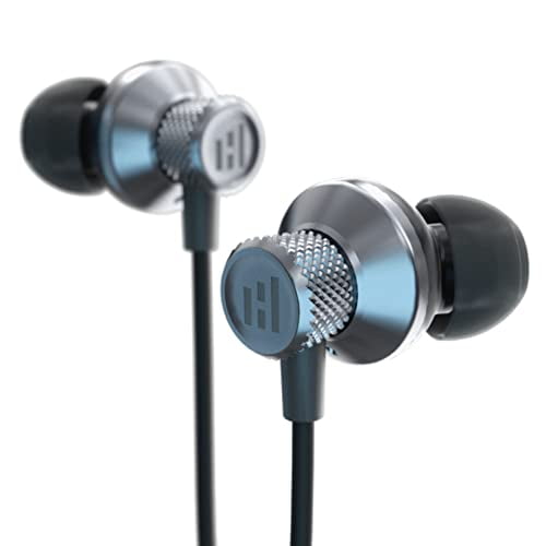 (Open Box) HELM F2 PLANAR MAGNETIC DUAL DRIVER WIRED HIFI IN-EAR HEADPHONES - BLACK
