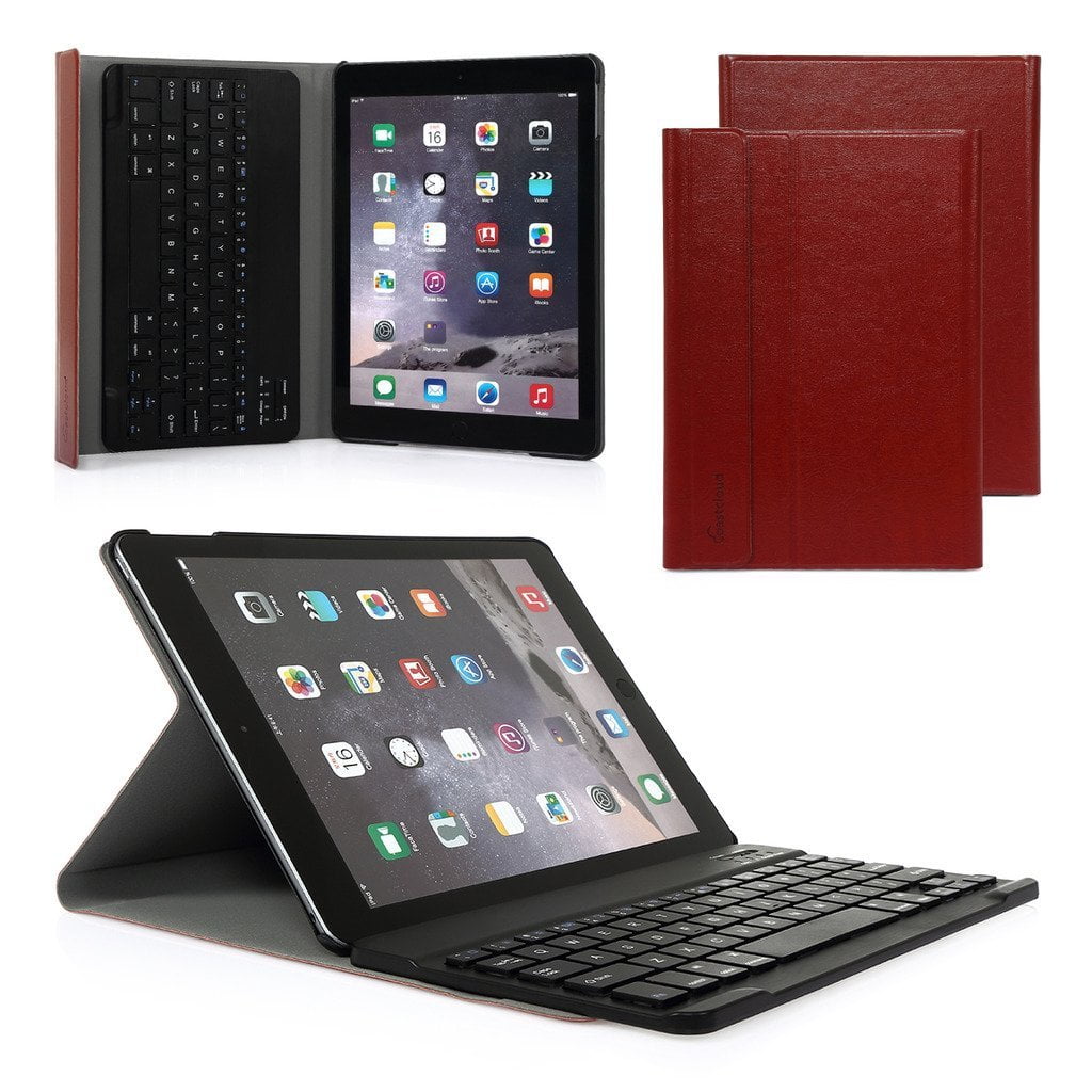 CoastaCloud iPad Air 2 Rechargable Wireless Bluetooth Black Keyboard