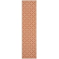 thumbnail image 2 of Safavieh Linden Joey Geometric Indoor/Outdoor Runner Rug, Rust/Creme, 2'2" x 8', 2 of 8