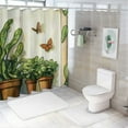 thumbnail image 7 of SHERONV Butterfly Home Bathtubs Bathroom Curtain 100% Polyester with Hooks 36"x72, 7 of 7