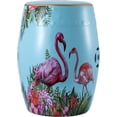 thumbnail image 2 of Sigtua 17 in. Garden Stools, Side Table Outdoor, Patio Decor, Waterproof Stool，Blue, Flamingo, 2 of 5