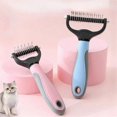 thumbnail image 2 of For Long Unkempt Hair Removal Comb Dog Brush Pink L, 2 of 5