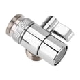 thumbnail image 2 of EECOO Bathroom Kitchen Basin Sink Faucet Splitter Diverter Valve To Hose Adapter M24, Sink Diverter Valve, 2 of 9