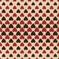 thumbnail image 1 of Ahgly Company Machine Washable Indoor Square Transitional Deep Peach Orange Area Rugs, 4' Square, 1 of 7