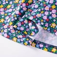 thumbnail image 5 of HILEELANG Toddler Girls Cotton Dress 2-7T, 100% Soft Cotton, Long Sleeve Floral Print Smocked Dress for Everyday Wear 3t, 5 of 7
