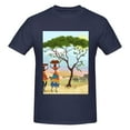 thumbnail image 4 of Bingfone African Women Men'S Loose Fit Short-Sleeve Pocket T-Shirt, 4 of 7