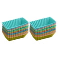 thumbnail image 3 of Minkissy 24Pcs Baking Molds for Cupcakes Assorted Color for Home Baking, 3 of 8