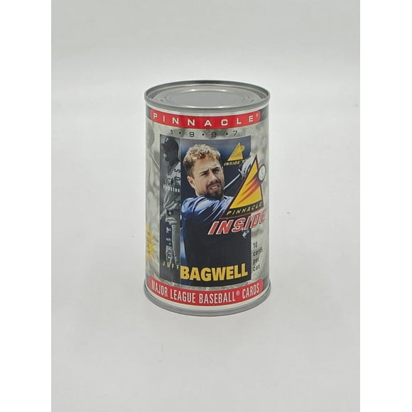 1997 Pinnacle Inside MLB Baseball Card Collectible Can (10 Cards) Jeff Bagwell
