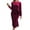 Red-3, variant on One Shoulder Gowns for Women Elegant Long Sleeve Velvet High Split Mermaid Dresses Formal Ruched Evening Dress