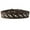 Brown, variant on Genuine Leather Studded Dog Collar 22"x1" Brown Fits 15"-19.5" Neck