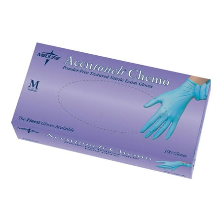 

Accutouch Chemo - Gloves - disposable - M - nitrile rubber - blue (pack of 1000)
