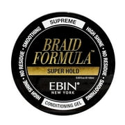 EBIN New York Braid Formula Conditioning Gel, Super Hold, 3.53 oz, Shine Enhancing