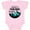 AD-Pink, variant on Daddy's Hiking Buddy with Mountains and Trees Boys or Girls Baby Bodysuit