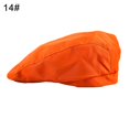 thumbnail image 1 of Strip Grid Print Unisex Beret Hat Chef Catering Cook Baker Waiter Skull Cap, 1 of 5