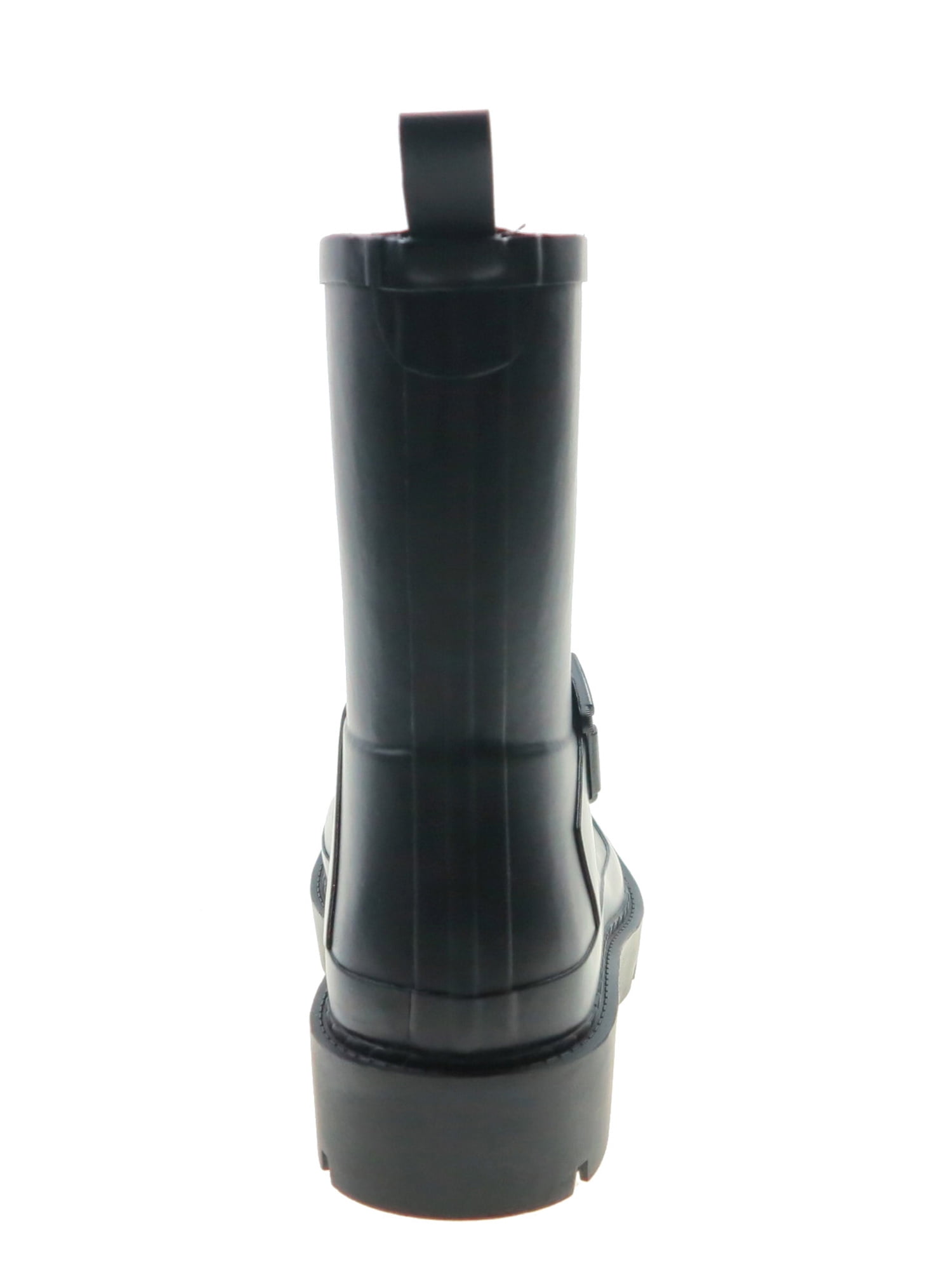 Time and Tru Women's Short Buckle Rain Boots