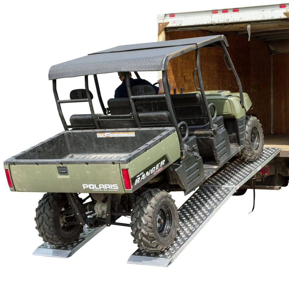 Big Boy EZ Rizer MF2-9619-EZ-UTV Aluminum 8' Arched Folding UTV Ramps ...