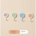 thumbnail image 1 of 1 juego de ganchos giratorios, ganchos for baño, ganchos adhesivos fuertes sin perforaciones, ganchos pequeños for perchas en la pared detrás de la puerta, ganchos adhesivos for cocina, 1 of 2