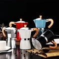 thumbnail image 2 of Cafetera con mango de madera, aparato de café, herramienta portátil para preparar café al aire libre, 2 of 2