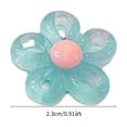 thumbnail image 5 of WINDLAND 23x23mm 5 Color Resin Flower Charm Pendants For Jewelry Making Accessories Parts Diy Handmade Colorful Handicraft, 5 of 11