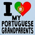 thumbnail image 2 of CafePress - I Heart My Portuguese Grandparents Body Suit - Baby Light Bodysuit, Size Newborn - 24 Months, 2 of 4
