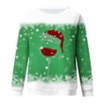 thumbnail image 4 of Agifergs Chandail pour Femmes Automne, T-Shirt Imprimé de Mode pour Femmes, Blouse à Manches Longues, Hauts Décontractés à Col Rond, Chandails à Capuchon, 4 of 4