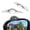White, variant on KINGWOLF 2 PCS Blind Spot Mirror with Side Mirror Rain Guard 360 Degree Rotation Reverse Assist Mirrors Universal for Most Cars,Black