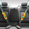 thumbnail image 2 of Chririnla Car Seat Belt Pads Durable Seat Belt Shoulder Pad Polyester Non-Slip, Suitable for Vans Sedan, Colorful Geometric Blocks Pattern, 2 of 7