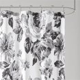 thumbnail image 3 of Intelligent Design Dorsey Polyester Microfiber Shower Curtain in Black/White, 3 of 5