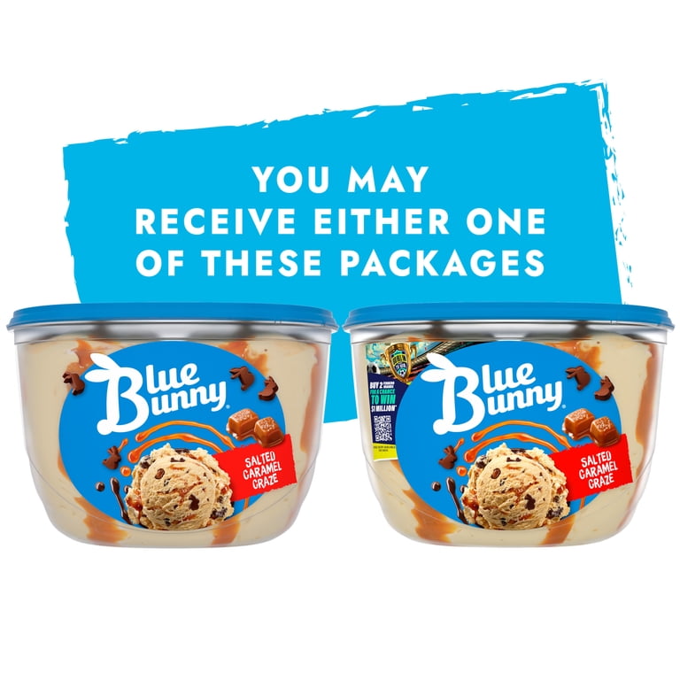 Blue Bunny Salted Caramel Craze Frozen Dessert 46 fl oz with