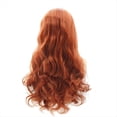 thumbnail image 1 of Peluca con Frente de Encaje de 24 Pulgadas Peluca Sintética con Sensación de Cabello Humano Lacio y Rizado Peluca Ondulada Larga Natural, 1 of 5