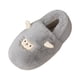 thumbnail image 3 of Zapatillas cálidas de invierno, zapatillas de interior, zapatos de casa, zapatillas sin cordones para parejas, niños, niñas, regalos del día de San , Gris 38 al 39, 3 of 8