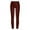 Coffee, variant on Women's High Waist Drawstring Leggings Seamless Ribbed Yoga Pants for Loungewear Casual Gym Fitness Wear Gray S