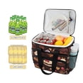thumbnail image 2 of FORMRS Insulated Cooler Bag 24 Cans Capacity Soft Leakproof Lunch Box with Side Pockets, Sweet Cakes, 2 of 7