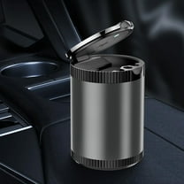 Cigar Ashtray Car Car Ashtray Creativeness Covered Car With Cover LED Light Car Portable Withered Smoking Accessories