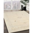 thumbnail image 3 of Ahgly Company Machine Washable Indoor Round Contemporary Vanilla Gold Area Rugs, 3' Round, 3 of 7