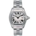 thumbnail image 1 of Pre-Owned Cartier Roadster 30MM W62016V3 / 2675 Silver Roman Dial Stainless Steel Bracelet, 1 of 2
