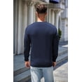thumbnail image 5 of COOFANDY Mens Sweater Crewneck Pullover Long Sleeve Lightweight Sweater Plain Knit Silm Fit, 5 of 10