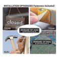 thumbnail image 5 of 2 Pack Beware of Dog Sign, 12X3 Inch Rust Free .040 Aluminum Metal Sign, Reflective, Fade , UV Protected Edition, 5 of 5