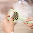 thumbnail image 6 of ACDANC Cat Brush for Shedding,Cat Brushes for Indoor Cats,Cat Brush for Long Or Short Haired Cats,Cat Hair Brush Cat Grooming Deshedding Brush for Dog Kitten Rabbit Massage Removes Loose Fur （Green）, 6 of 7