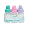 Evenflo Baby Boys' 3-Pack Baby Bottles (4 Oz.) - Mint/Pink/Purple, One Size