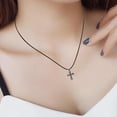 thumbnail image 4 of Rope Winding Cross Cremation Ashes Urn Pendant Necklace - Cremation Cross Necklace for Ashes Cross Urns Locket Pendant Ashes Holder Stainless Steel Memorial Jewelry, 4 of 7