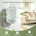 thumbnail image 6 of Plug in Air Purifiers for Home - High-Density Ionic Air Purifiers for Bedroom, Bathroom, Kitchen - Negative Ion Generator Odor Eliminator for Pets, Smoke, Dust, Smell - No Filter, White (6-Pack), 6 of 9