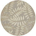 thumbnail image 4 of Nourison Aloha Indoor/Outdoor Natural 7'10" x ROUND Area Rug, (8 Round), 4 of 9