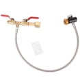 thumbnail image 2 of CGA320 Connector, CO2 Filling Adapter With 24in Hose Dual Vale Gauge For, 2 of 8