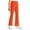 Orange, variant on Actgleam Girls Pants Ribbed Bell Bottoms Trousers for Girl Flare Pants,Pink,6-12Years
