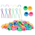 thumbnail image 2 of 100 clips portabobinas para carrete de hilo, accesorios de costura anticaída., 2 of 14