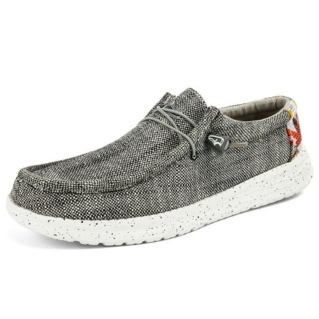 

Men‘s Loafer Shoes Lightweight Canvas Slip On Casual Sneakers