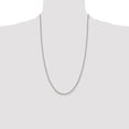 thumbnail image 3 of Auriga Fine Jewelry 925 Sterling Silver 2.5 mm Diamond-cut Cable Chain Necklace for Women 26", 3 of 6