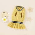 thumbnail image 5 of Dogs Clothes Knitted Sleeveless Cats Pullover Fashion Ruffles Warm Autumn Pets Sweater Skirt Chihuahua Bulldog Waistcoat Cute, 5 of 8