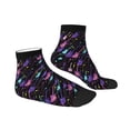 thumbnail image 6 of Salouo Colorful Guitar Pattern Unisex Middle Tube Socks,Middle-Finger Knee High Socks Over The Calf Tube Stocking Crew Stockings for Women and Men Tube Socks, 6 of 8